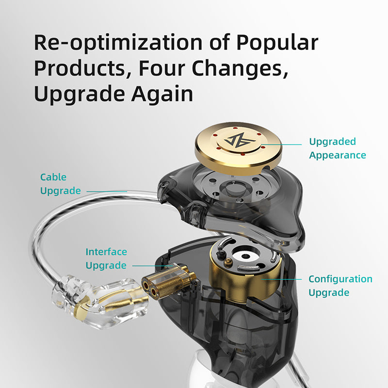 KZ EDX Pro In-Ear Bass Monitor Earphones
