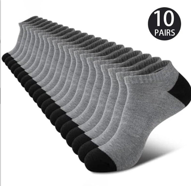 Men’s Low-Cut Cotton Ankle Socks