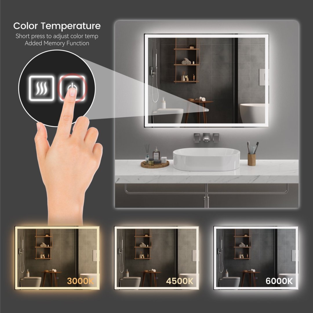 Modern LED Smart Bathroom Mirror