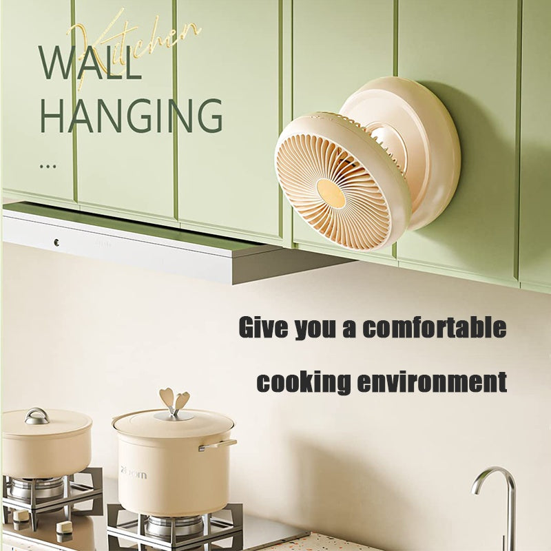 Rechargeable Foldable Table Fan w/ Remote