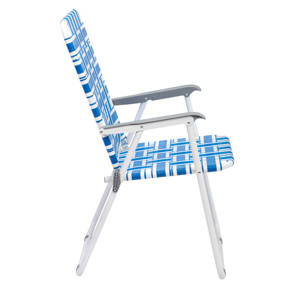 2pcs Striped Beach Chairs