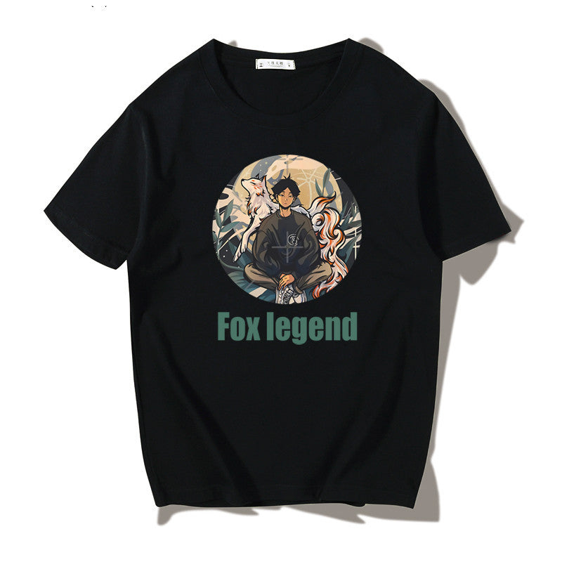 T-shirt ample d'été en coton pour homme