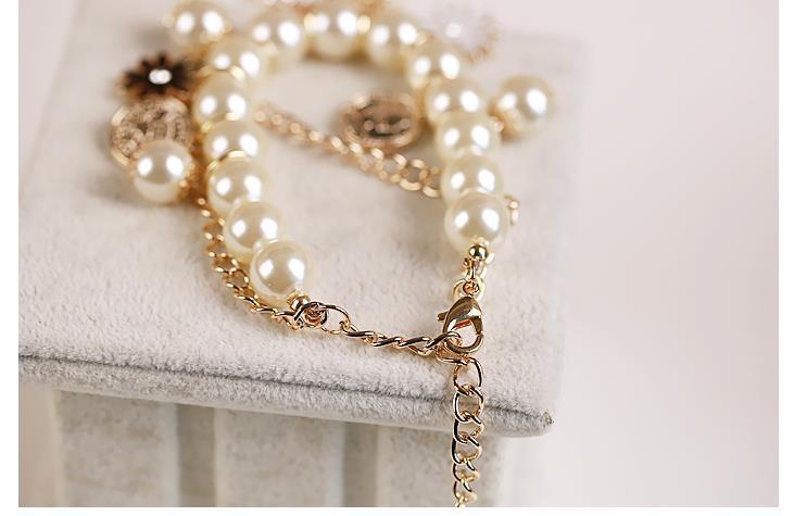 Pearl Flower Bracelet for Women
