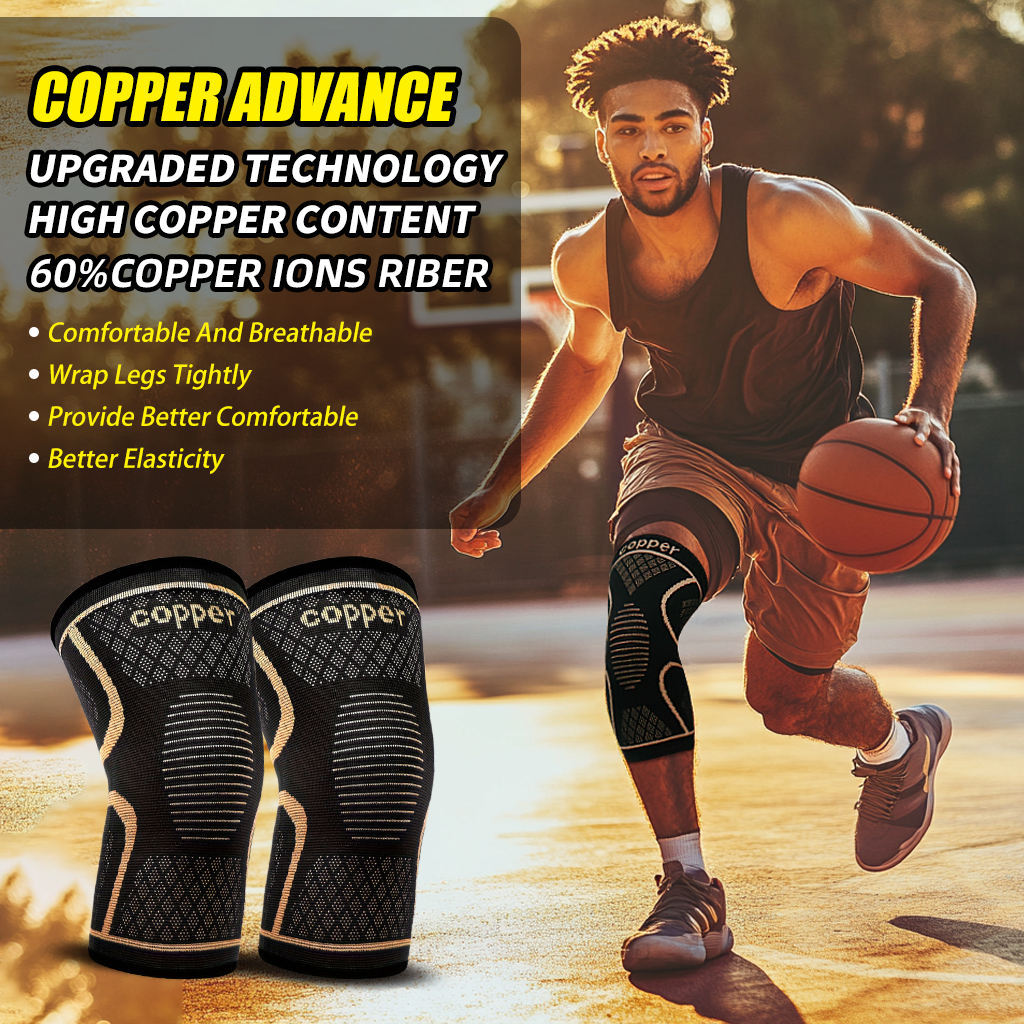 Copper Knee Pads – Shock Absorbing Support