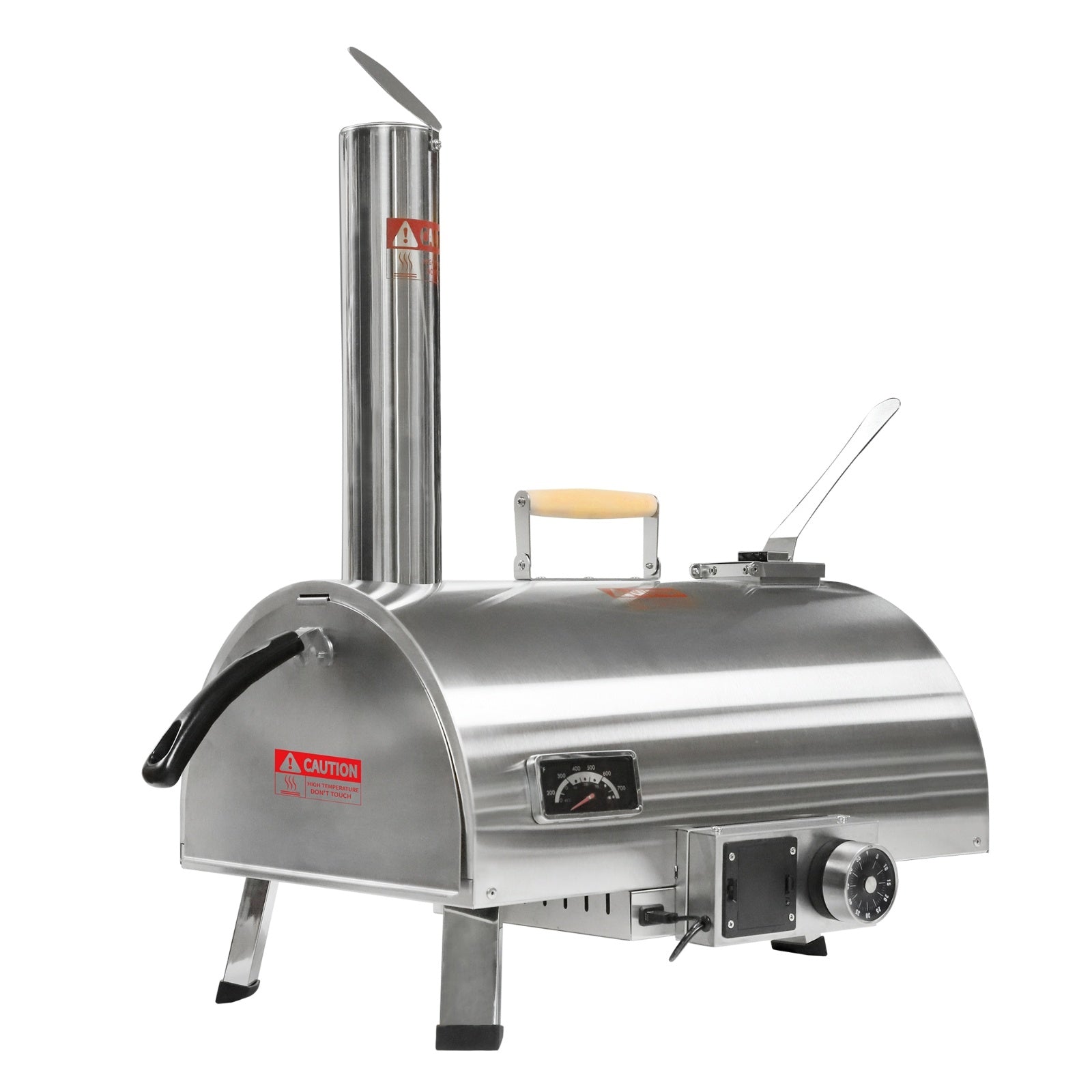 Outdoor 12" Rotatable Wood Pizza Oven