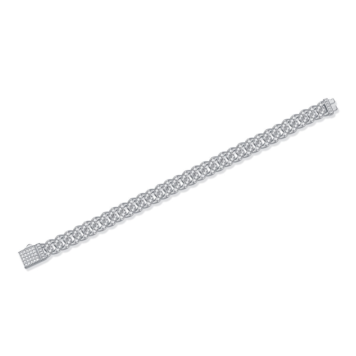 Light of Faith Diamond Silver Bracelet