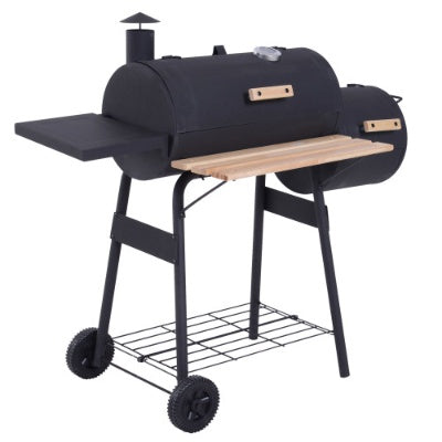 Outsunny 48" Charcoal Grill & Smoker Combo