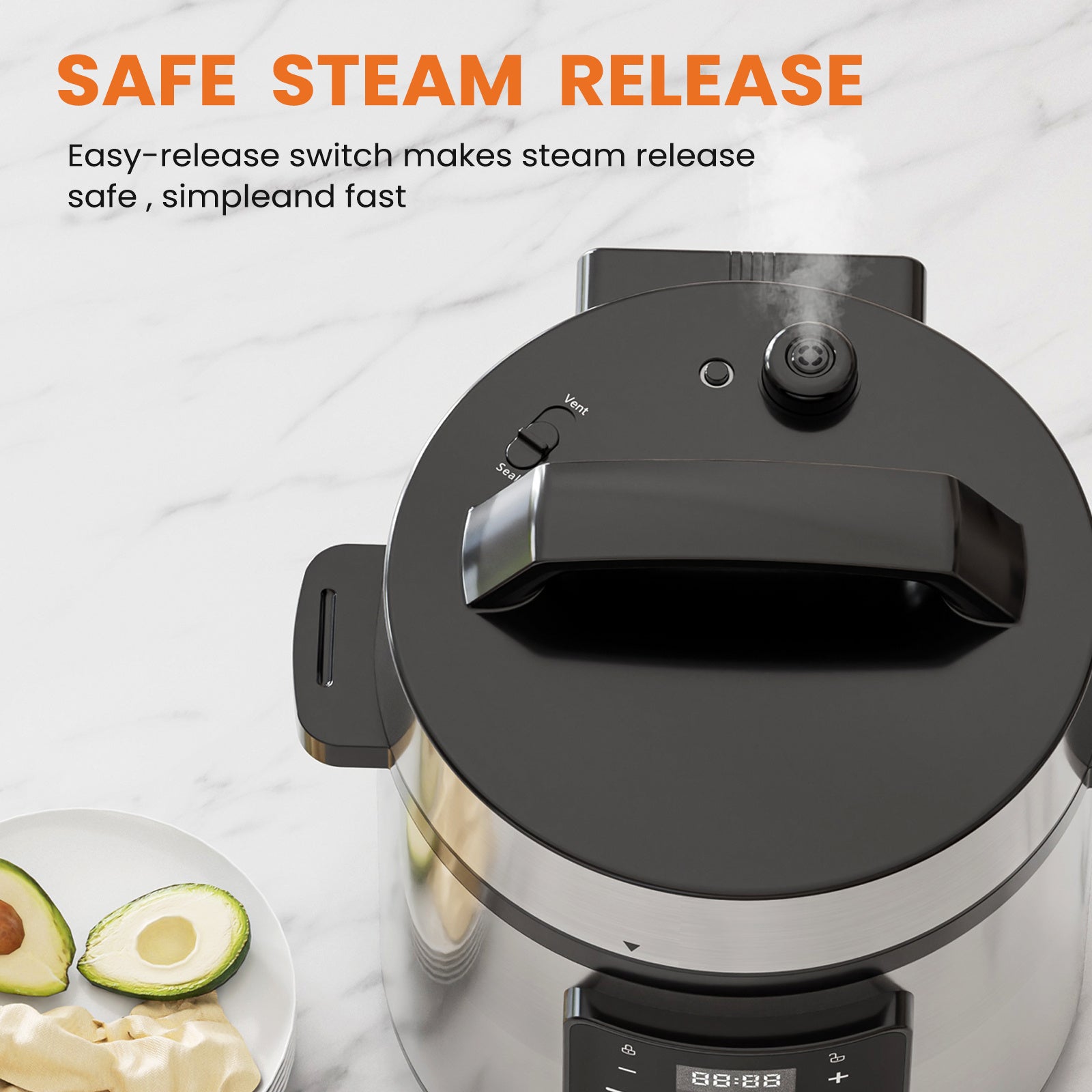 9-in-1 Electric Pressure Cooker Smart Pot