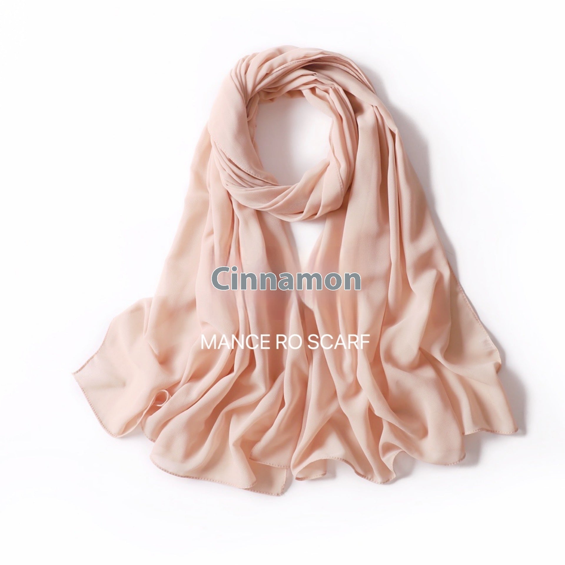 Pearl Chiffon Headscarf Veil Wrap