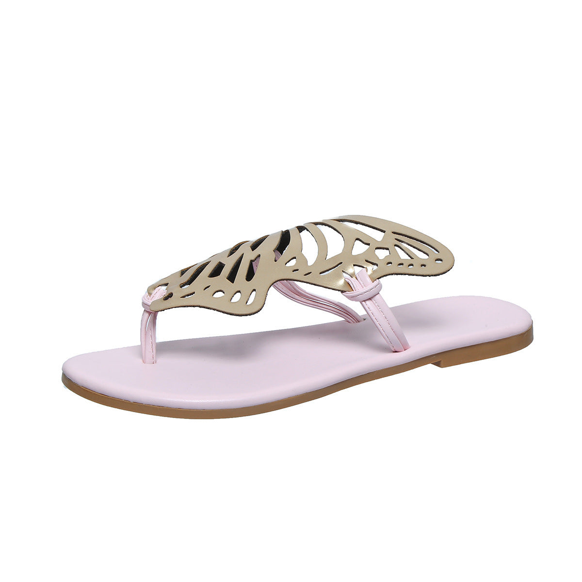Butterfly Hollow Flip-Flop Sandals