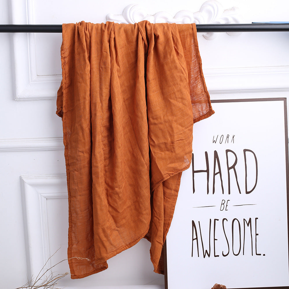 Gauze Bamboo Cotton Dyed Bath Towel