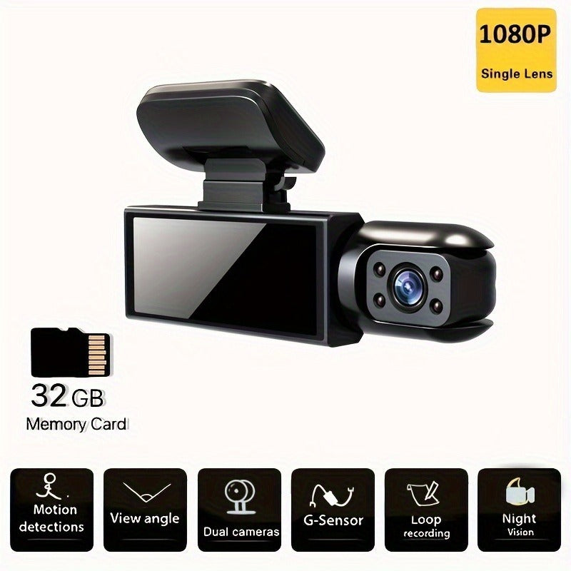 Treasure M8 Dash Cam with 32GB Memory