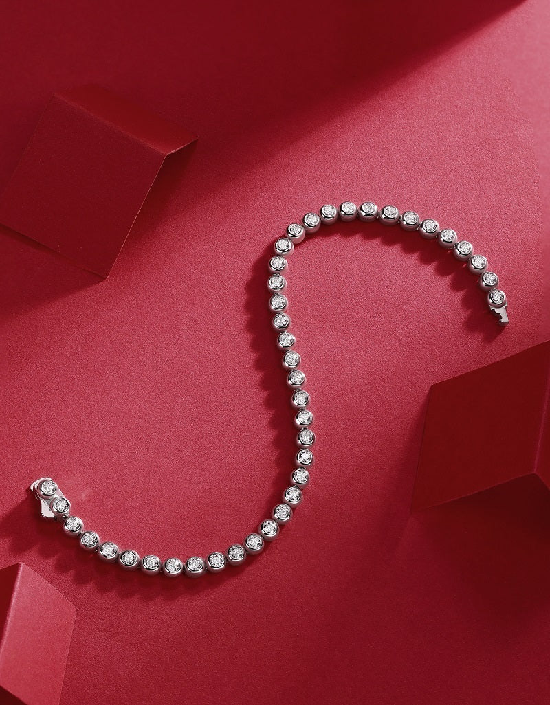 Galaxy Dream Moissanite Silver Bracelet