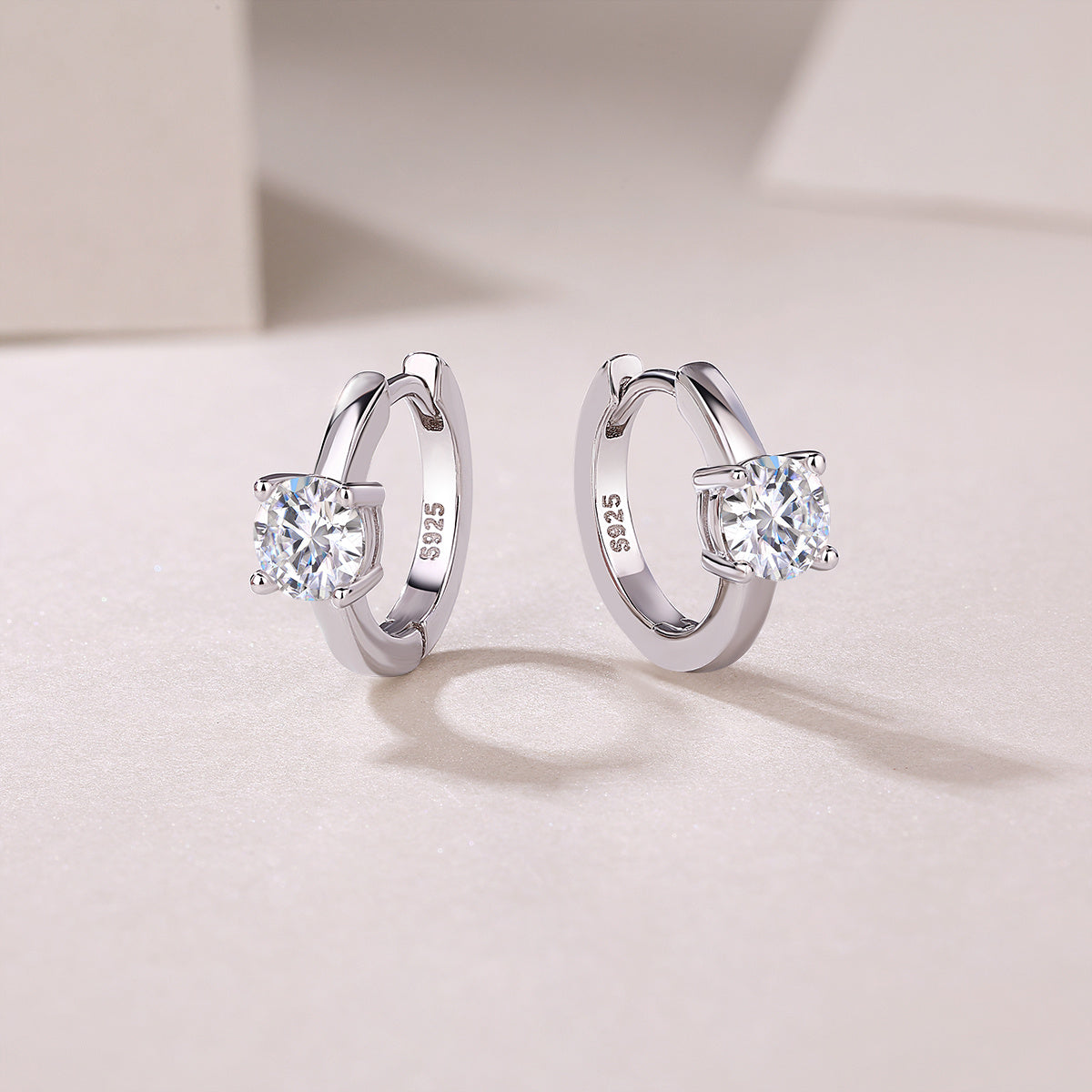 Heart of Luxury Diamond Stud Earrings