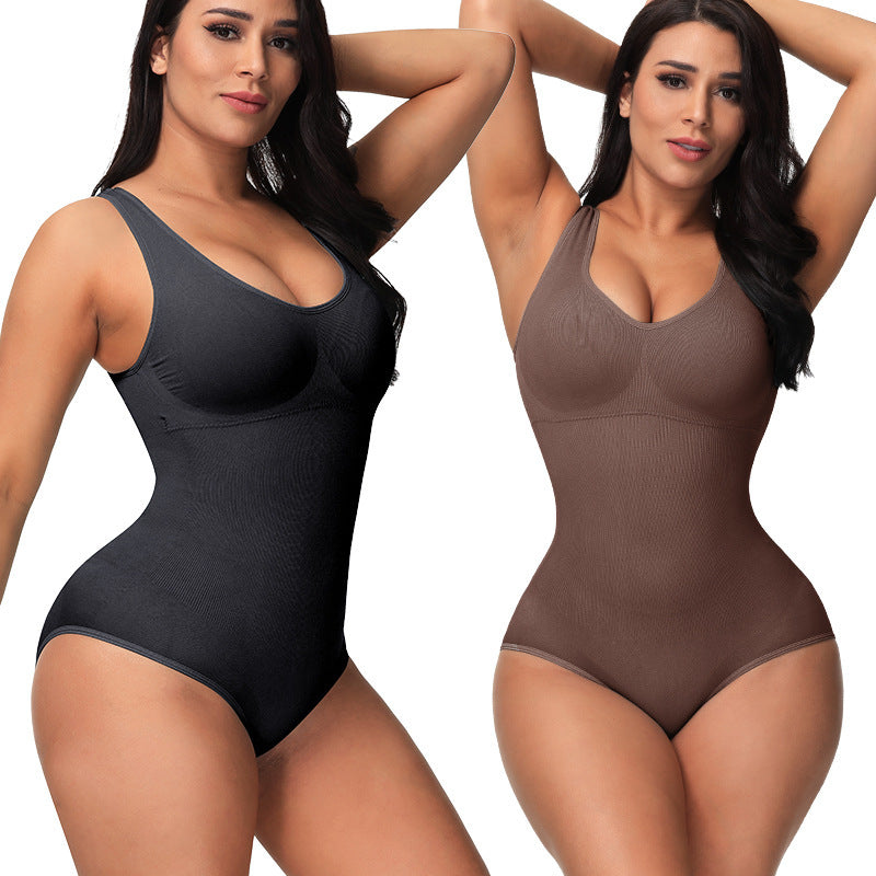 Seamless Corset-Style Bodysuit Women