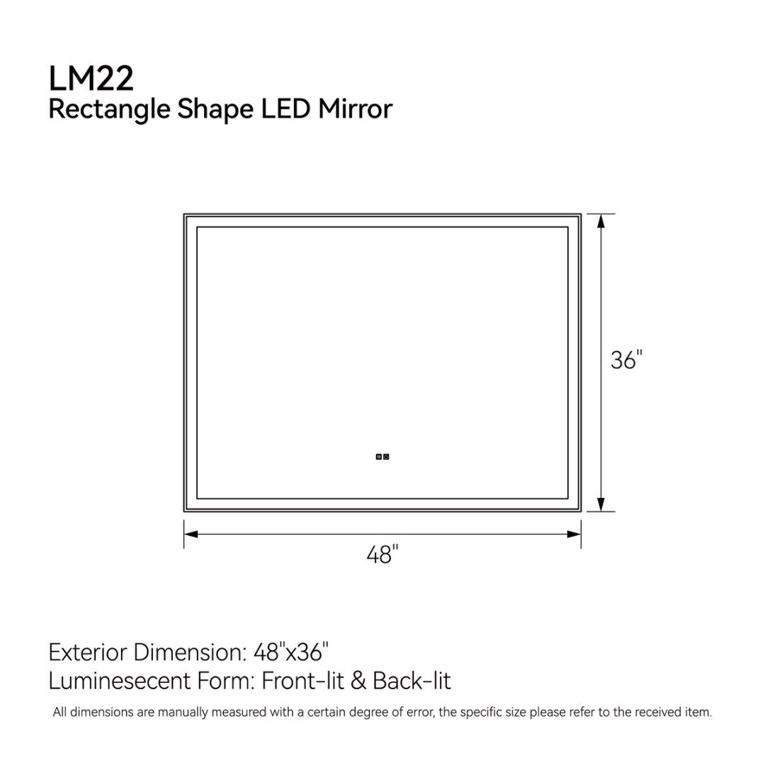 Modern LED Smart Bathroom Mirror