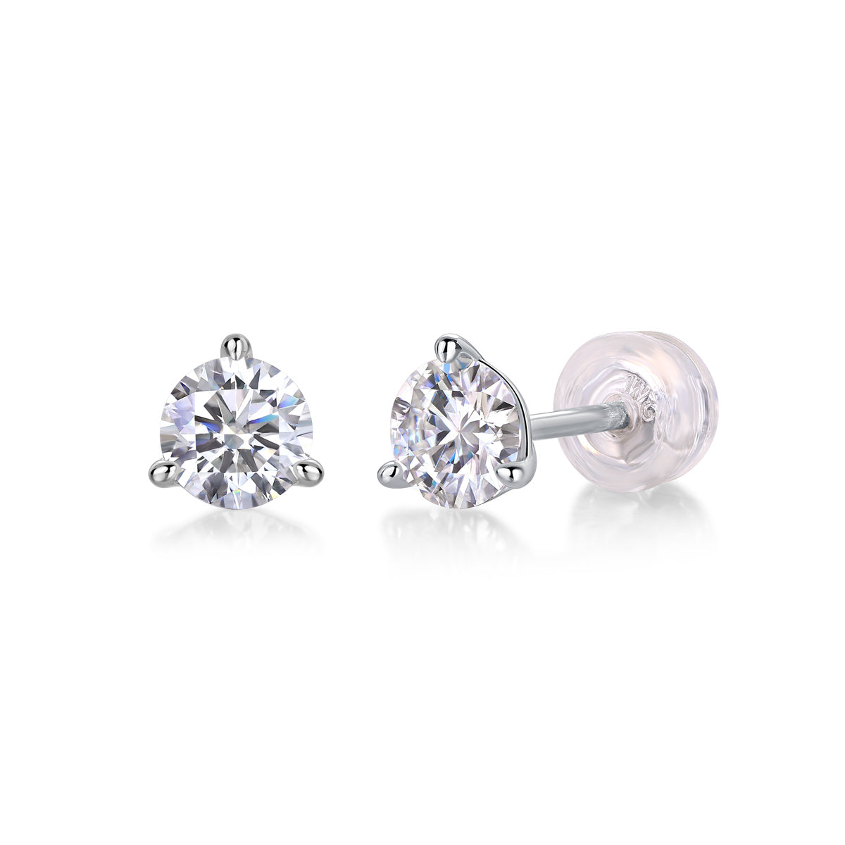 Freeze Frame Diamond Stud Earrings
