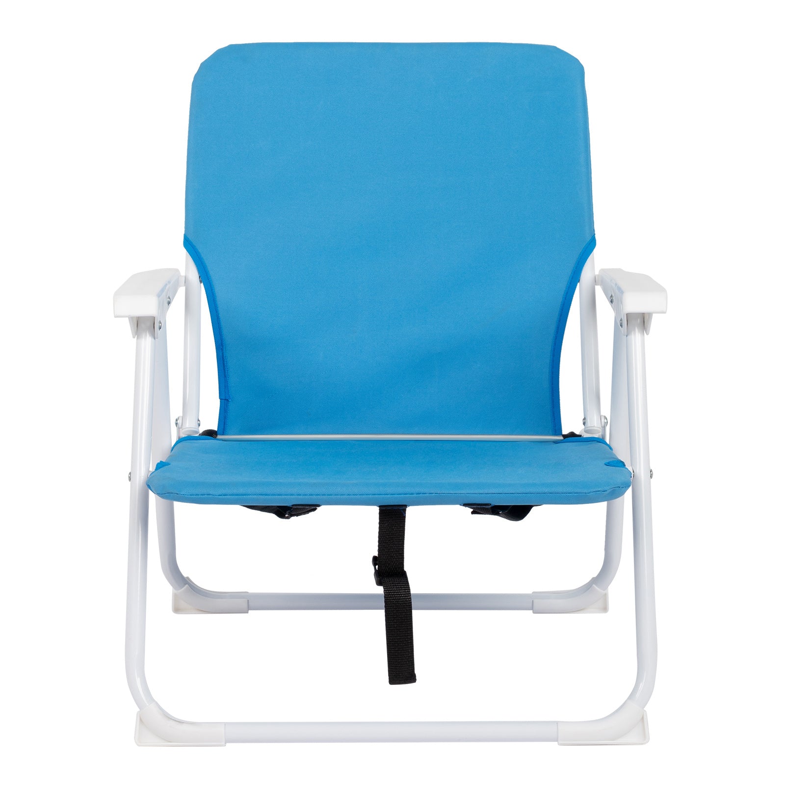Blue Oxford Folding Beach Chair