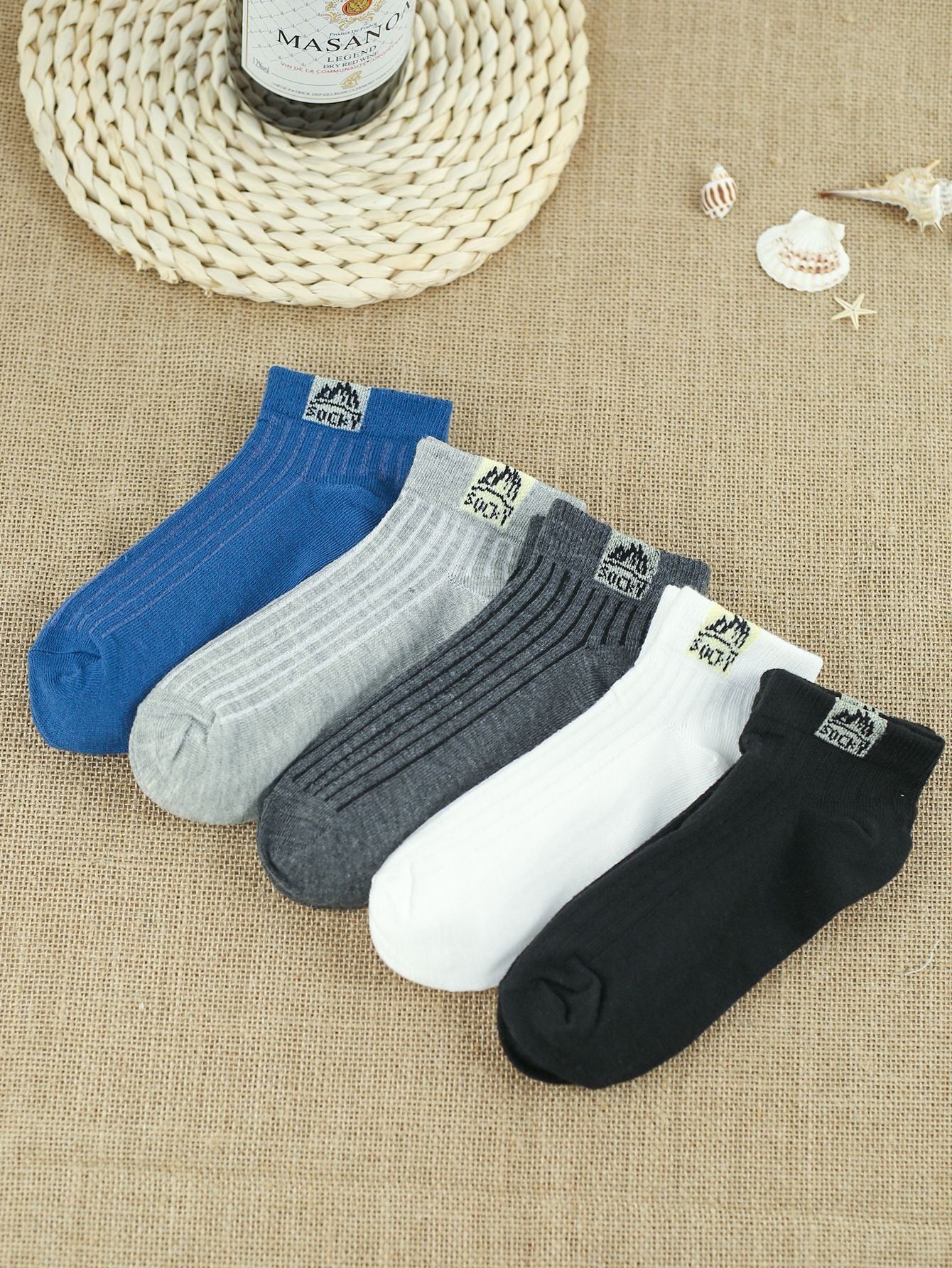 Chaussettes basses d'été en coton
