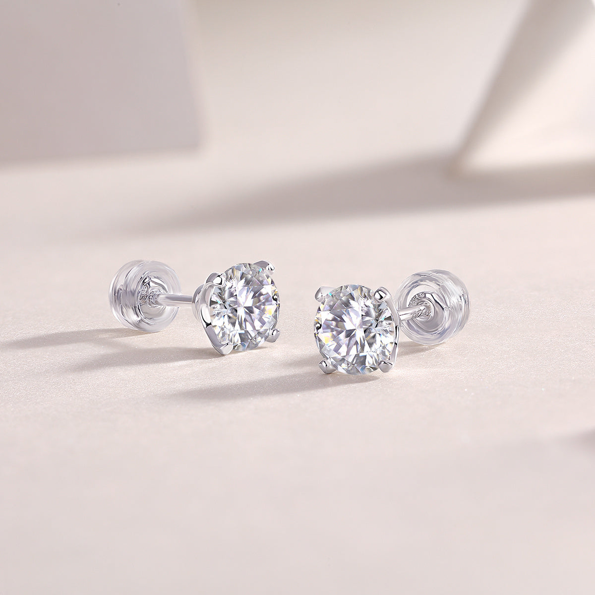 Rhymes Diamond Stud Earrings
