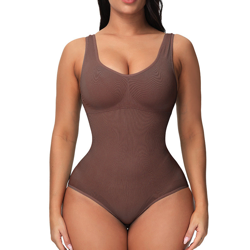 Body sans couture style corset pour femme