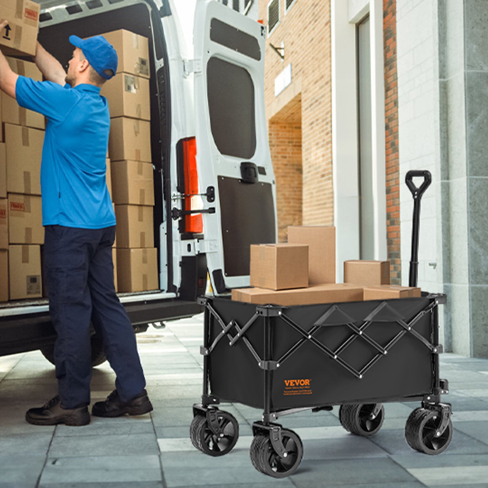 VEVOR Heavy Duty Folding Wagon Cart