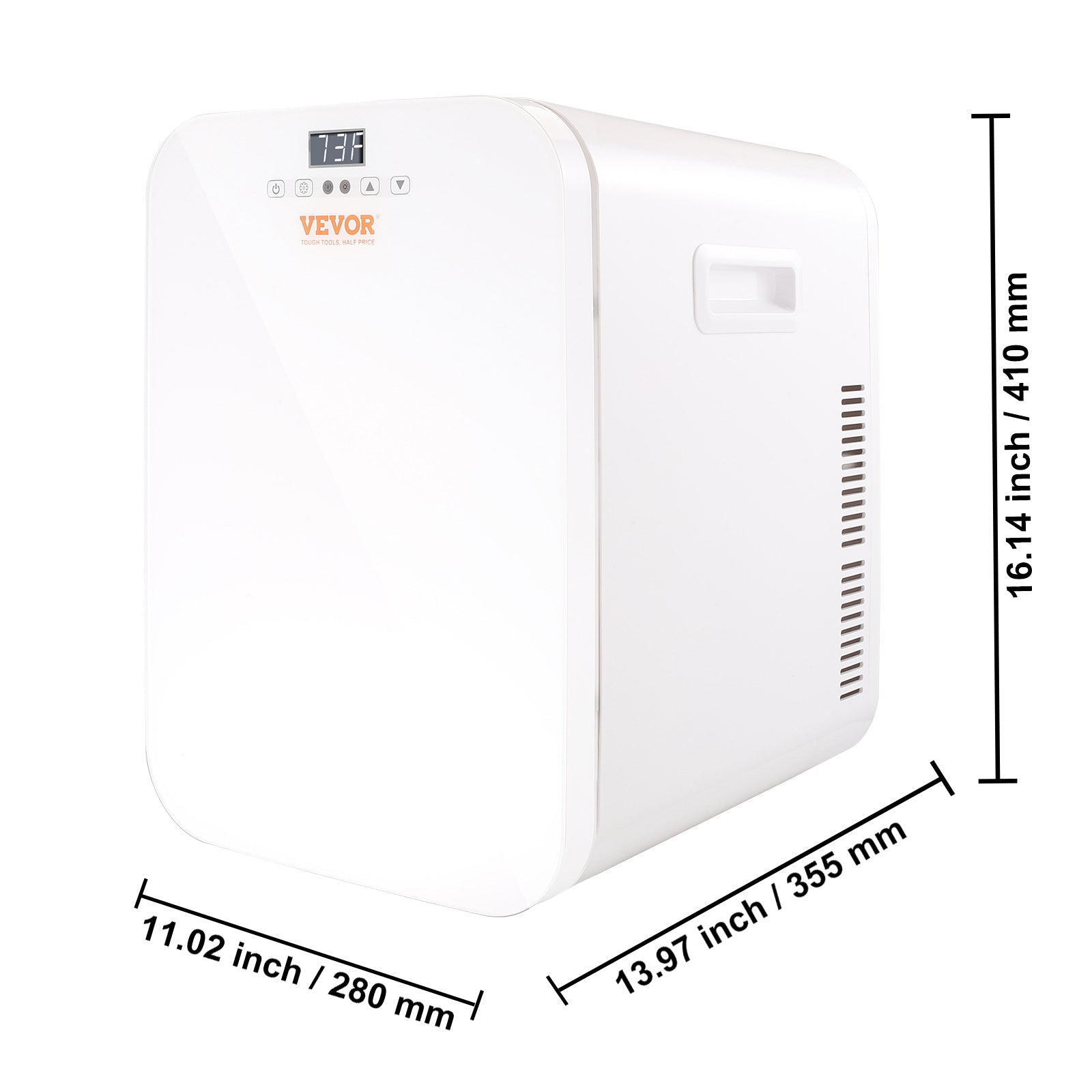 VEVOR 20L Skincare Mini Fridge White