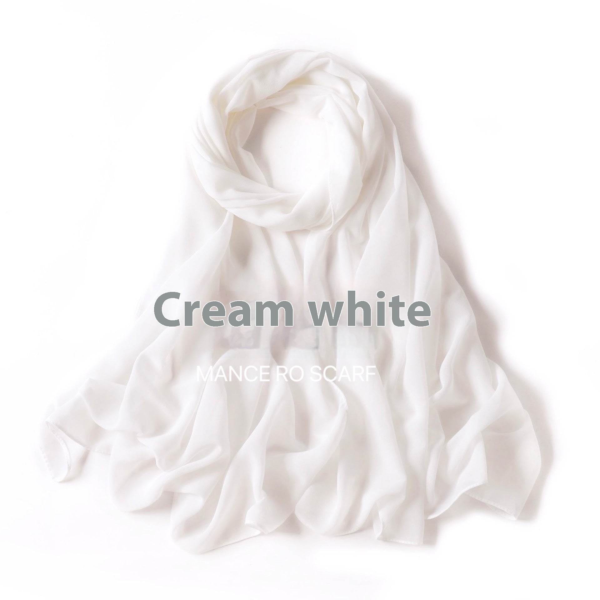 Pearl Chiffon Headscarf Veil Wrap