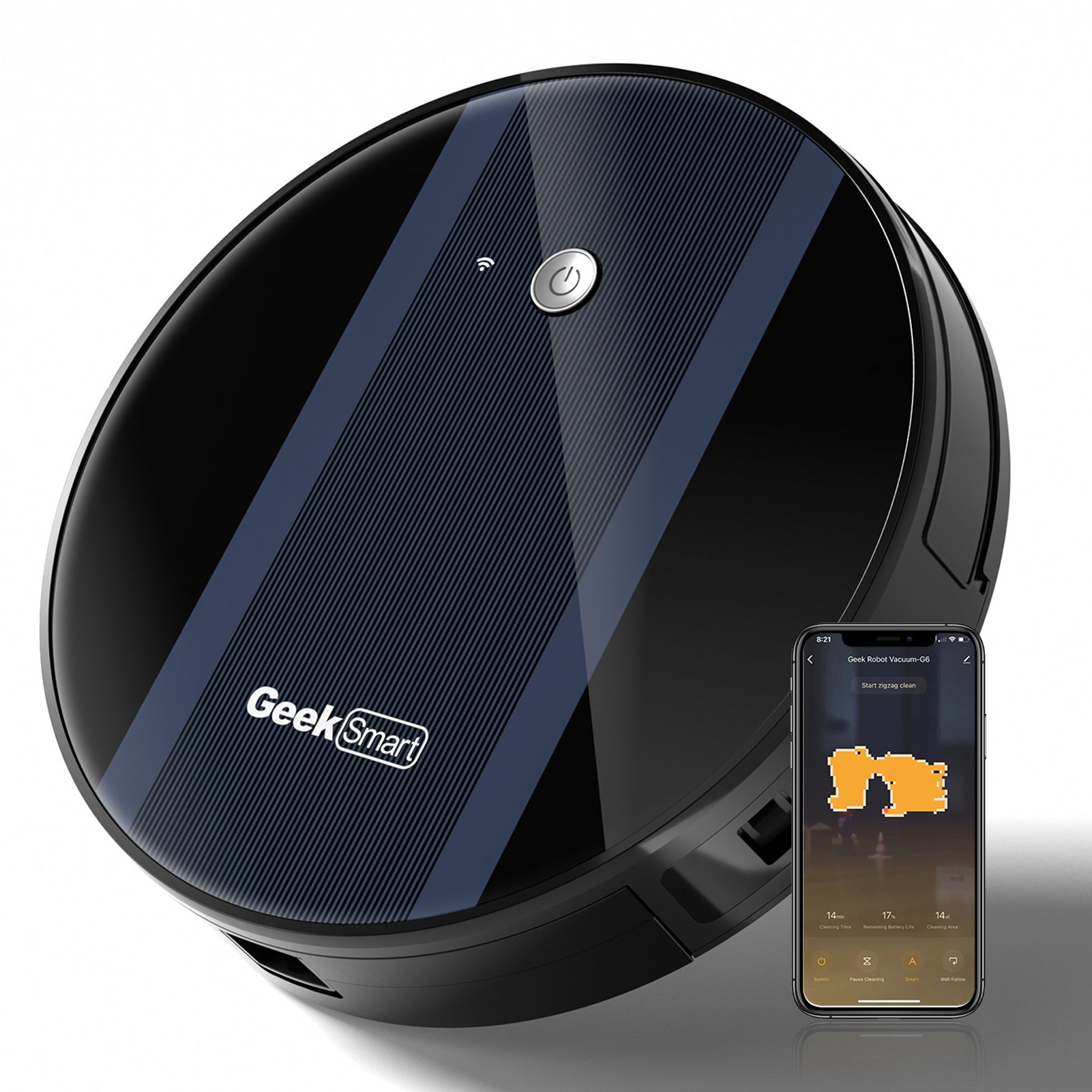 Geek G6 Plus Smart Robot Vacuum Cleaner