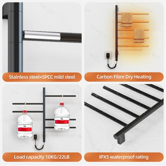 SIOYIE Electric Rotating Towel Warmer