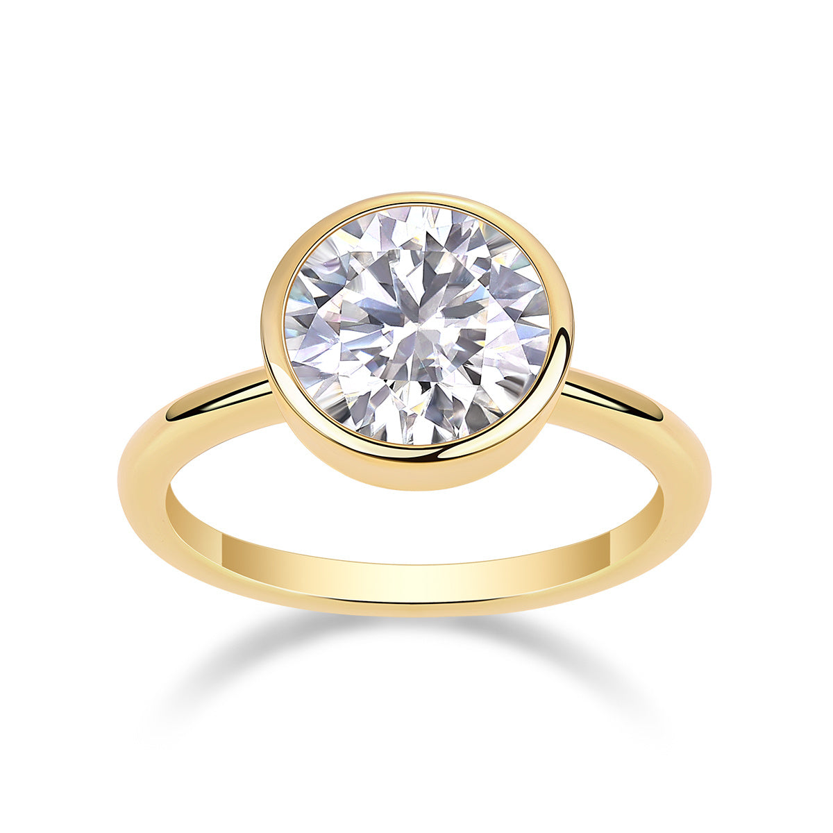 Time Bubble Large Moissanite Ring