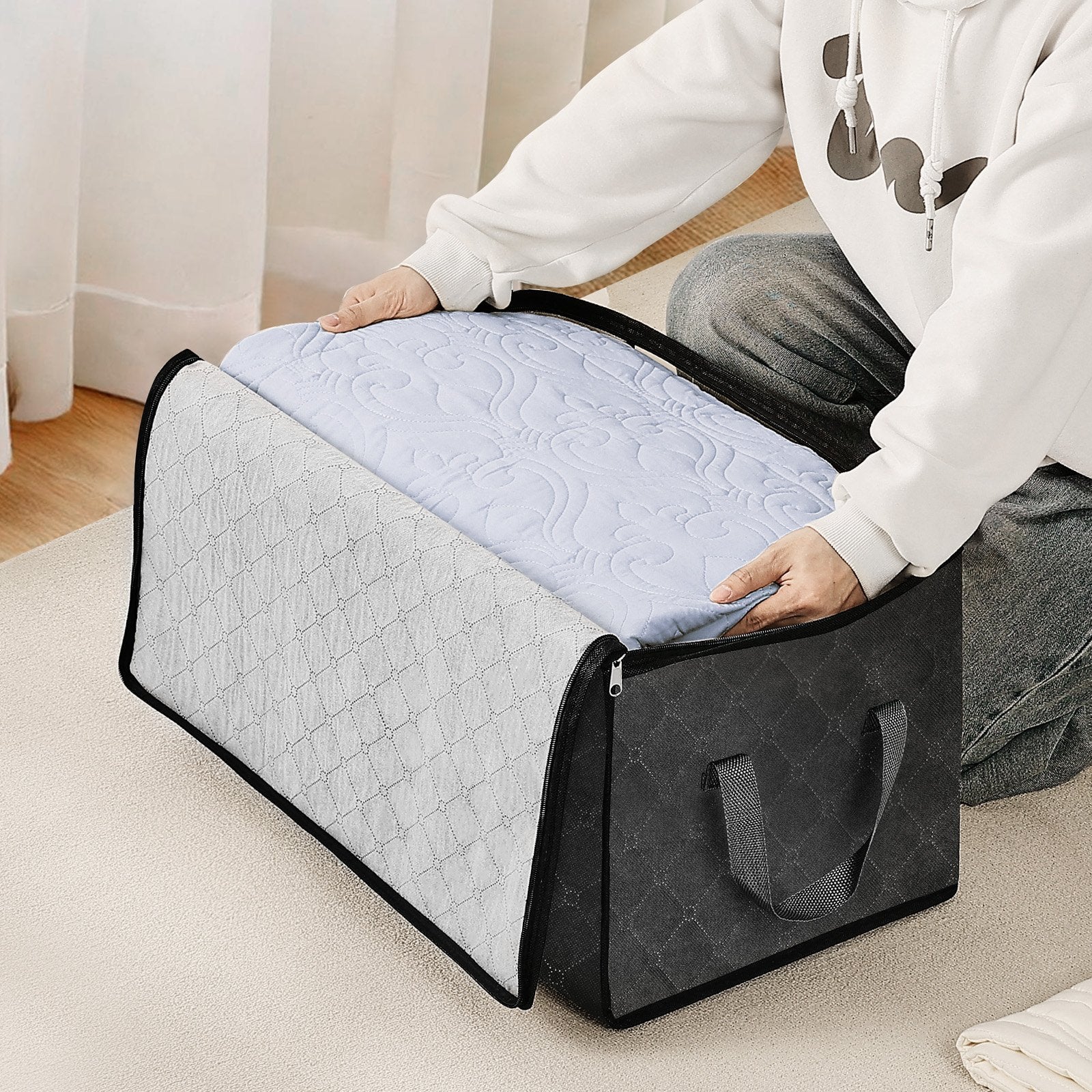 6-Pack 60L Oversized Blanket Storage Bags