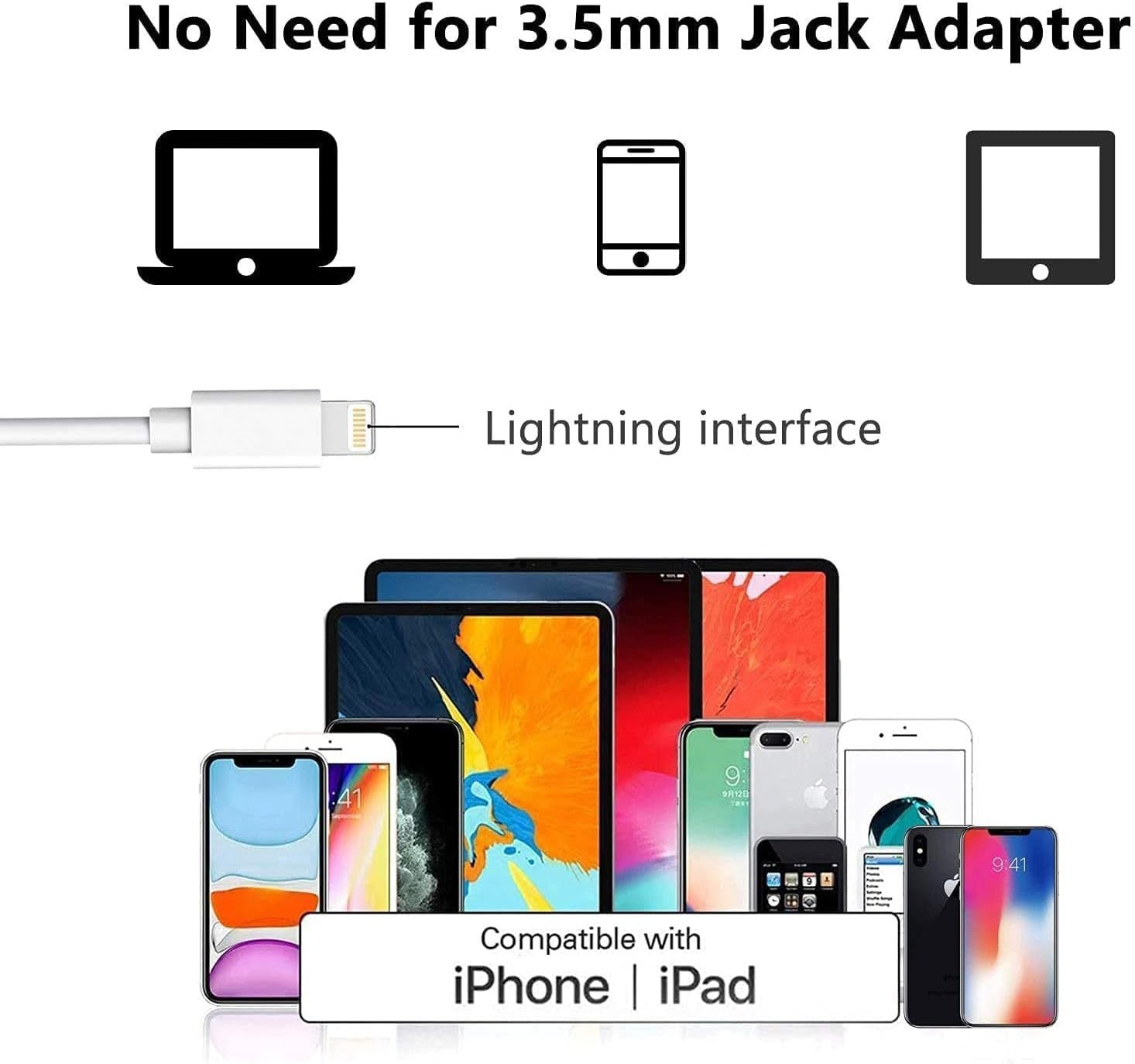 Lightning In-Ear Headphones for iphone