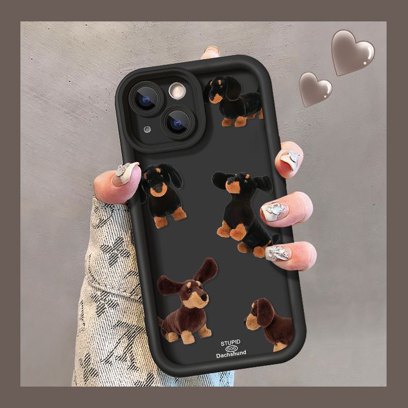 Cream Dachshund Dog Phone Case