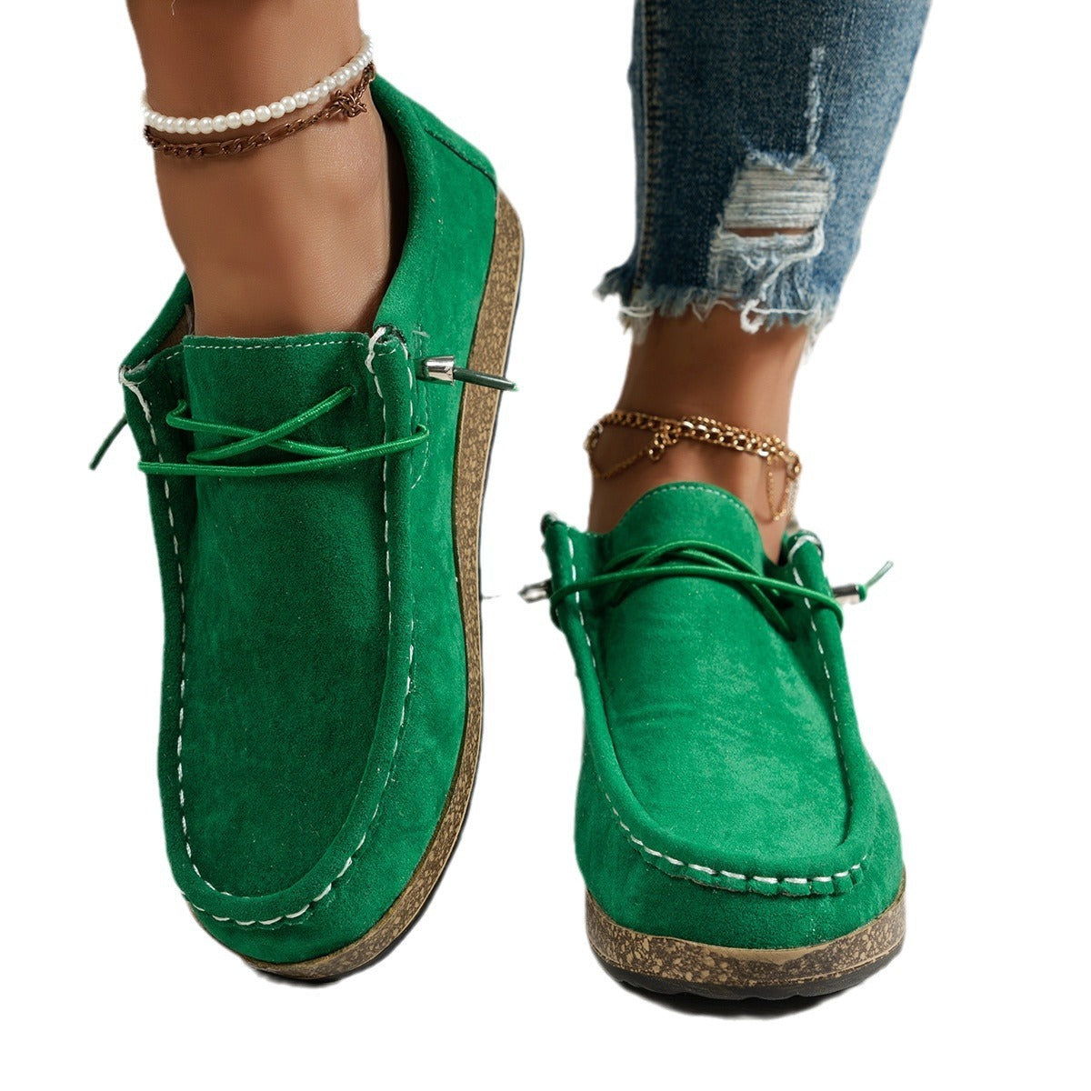 Women’s Elastic Slip-On Casual Shoes