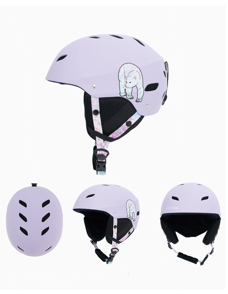 Casque de ski pour enfants – Équipement de sécurité pour sports de neige