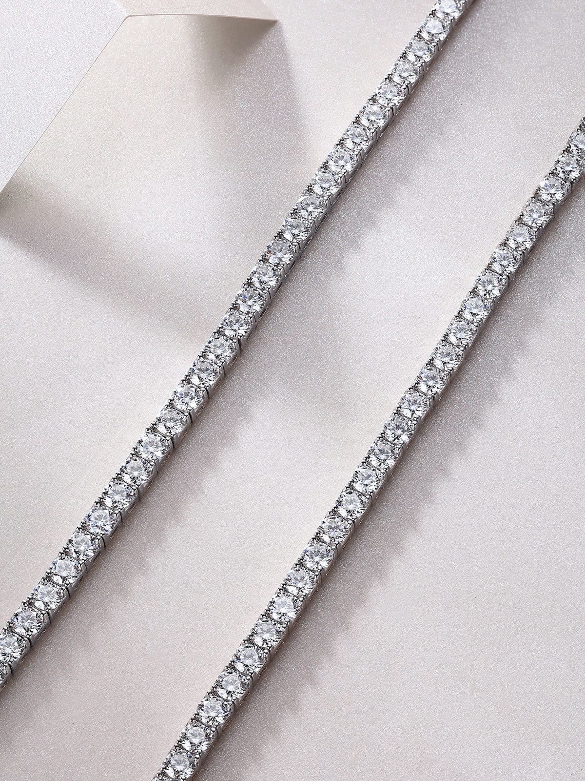 Luxe Mosan Diamond S925 Silver Necklace