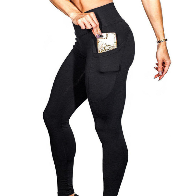 Leggings avec poche pour téléphone portable pour femme