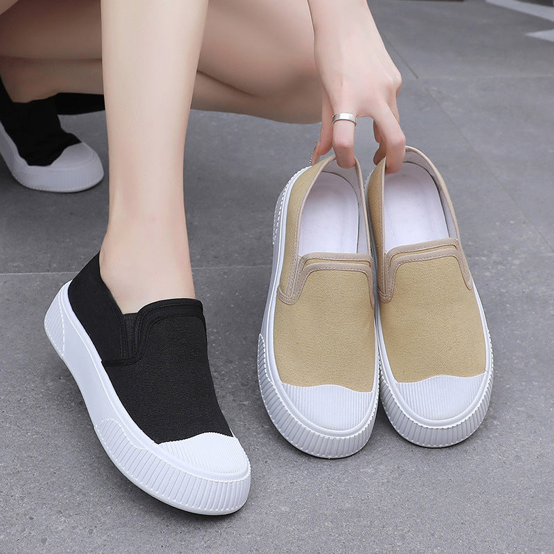 Women's Thick-Soled Soft Low-Top Shoes