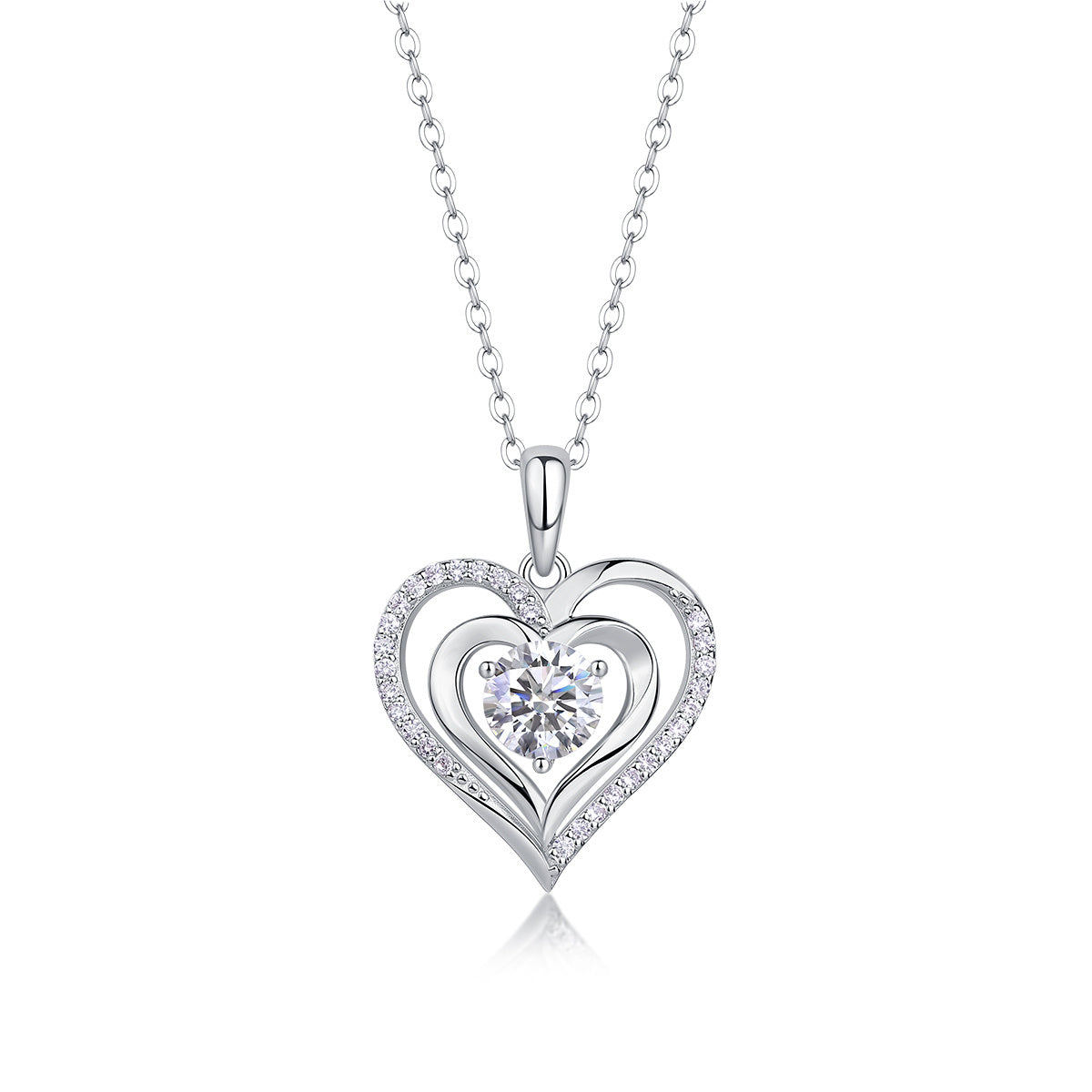 Heart To Heart Diamond Necklace Set
