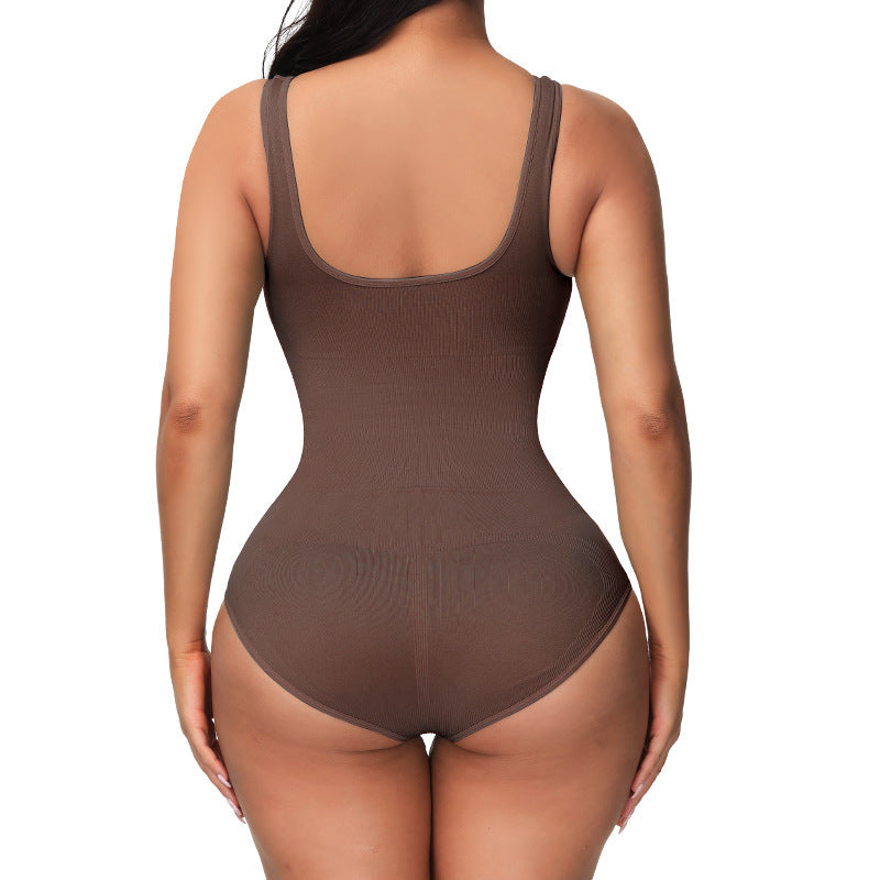 Body sans couture style corset pour femme