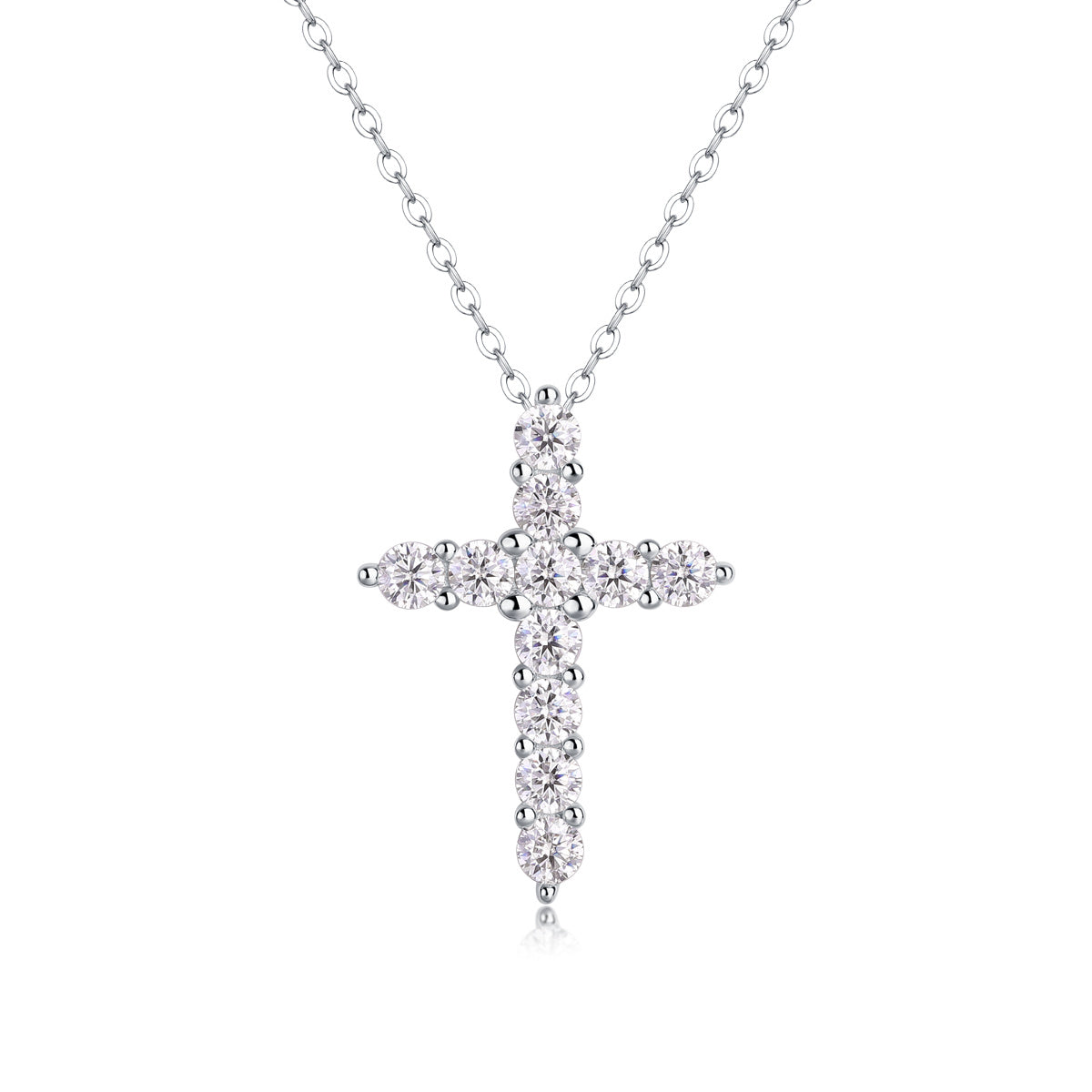 Faith Diamond Pendant Necklace Set