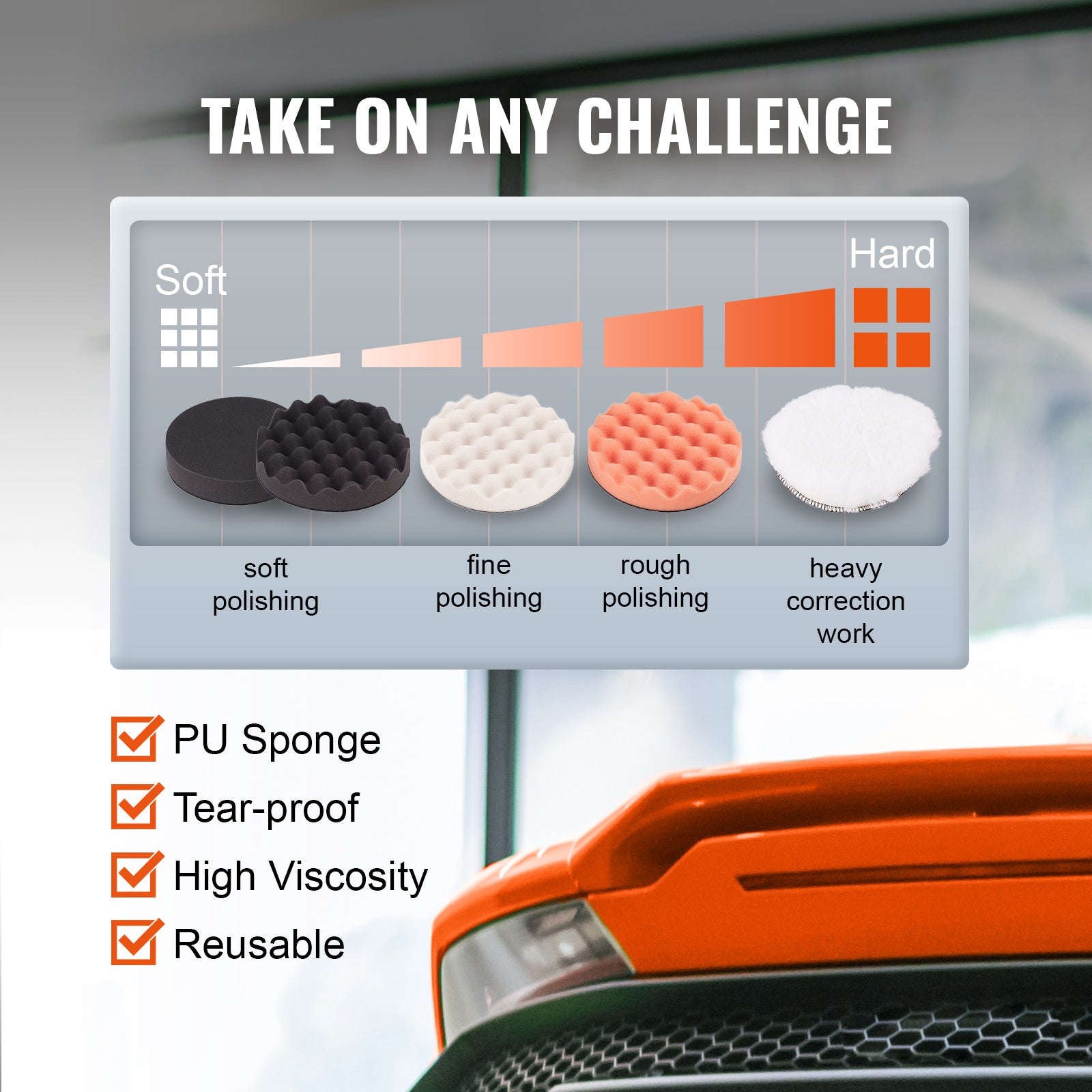 VEVOR 6-Inch Dual Action Car Polisher