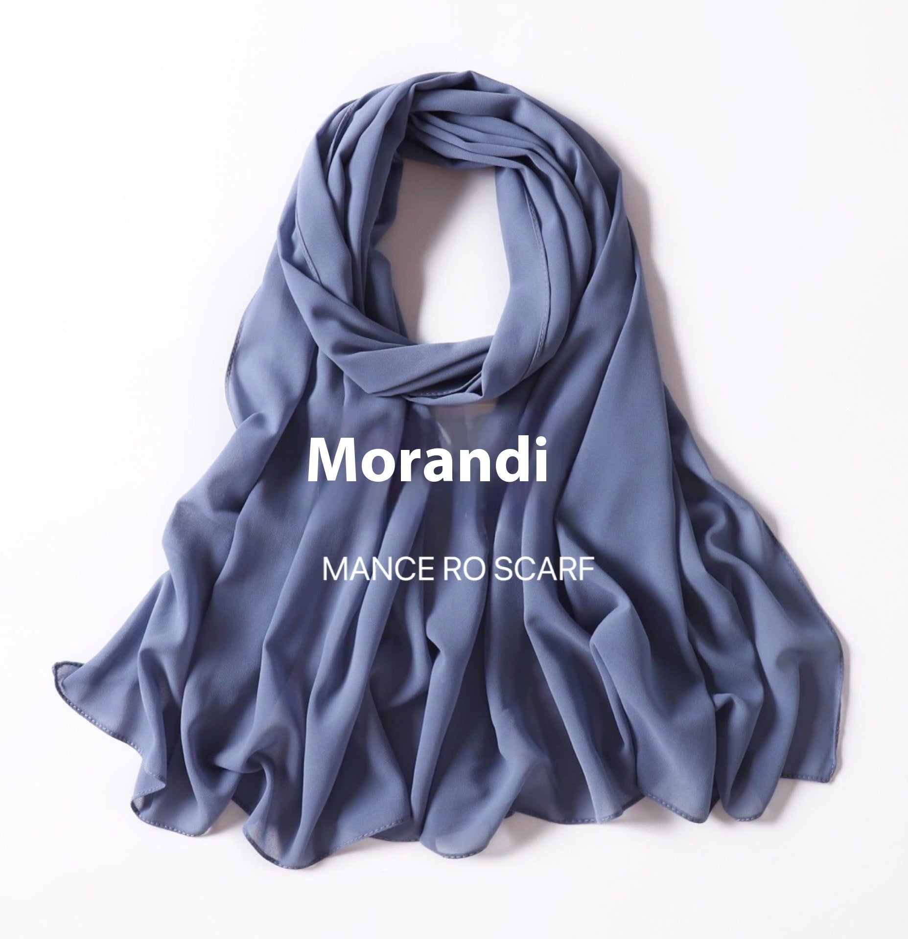 Pearl Chiffon Headscarf Veil Wrap