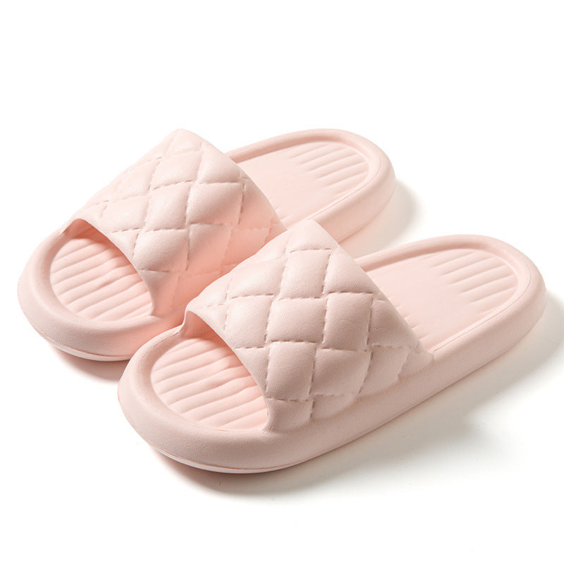 Rhombus Non-Slip Lightweight Slippers