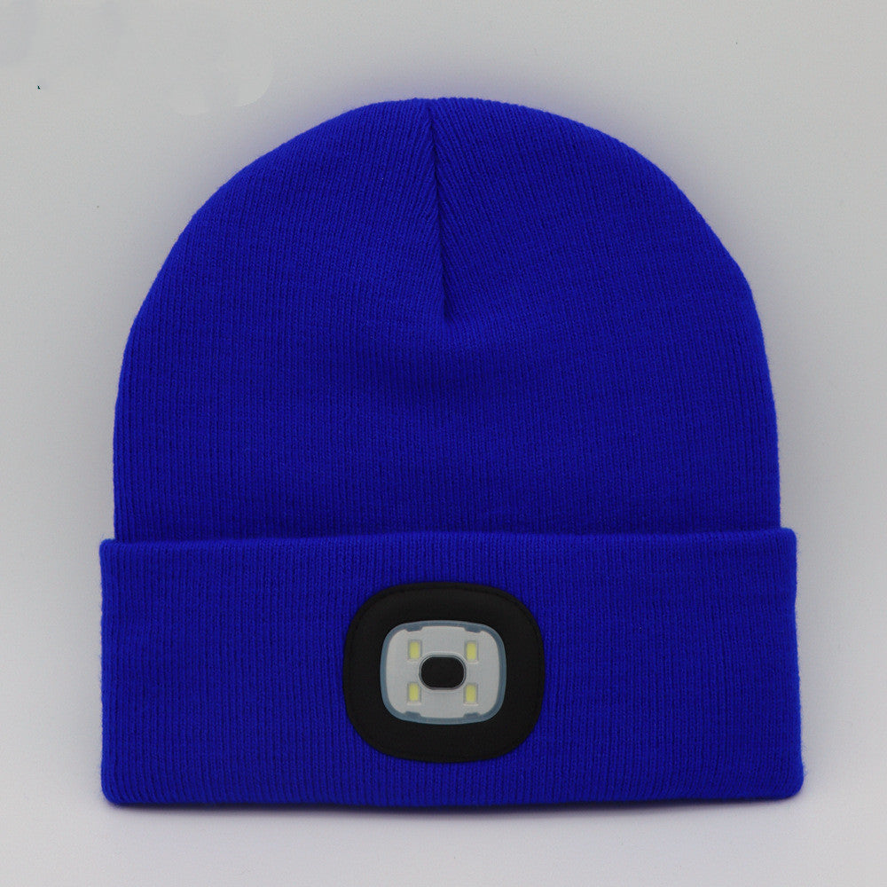 LED Light-Up Knit Beanie Hat