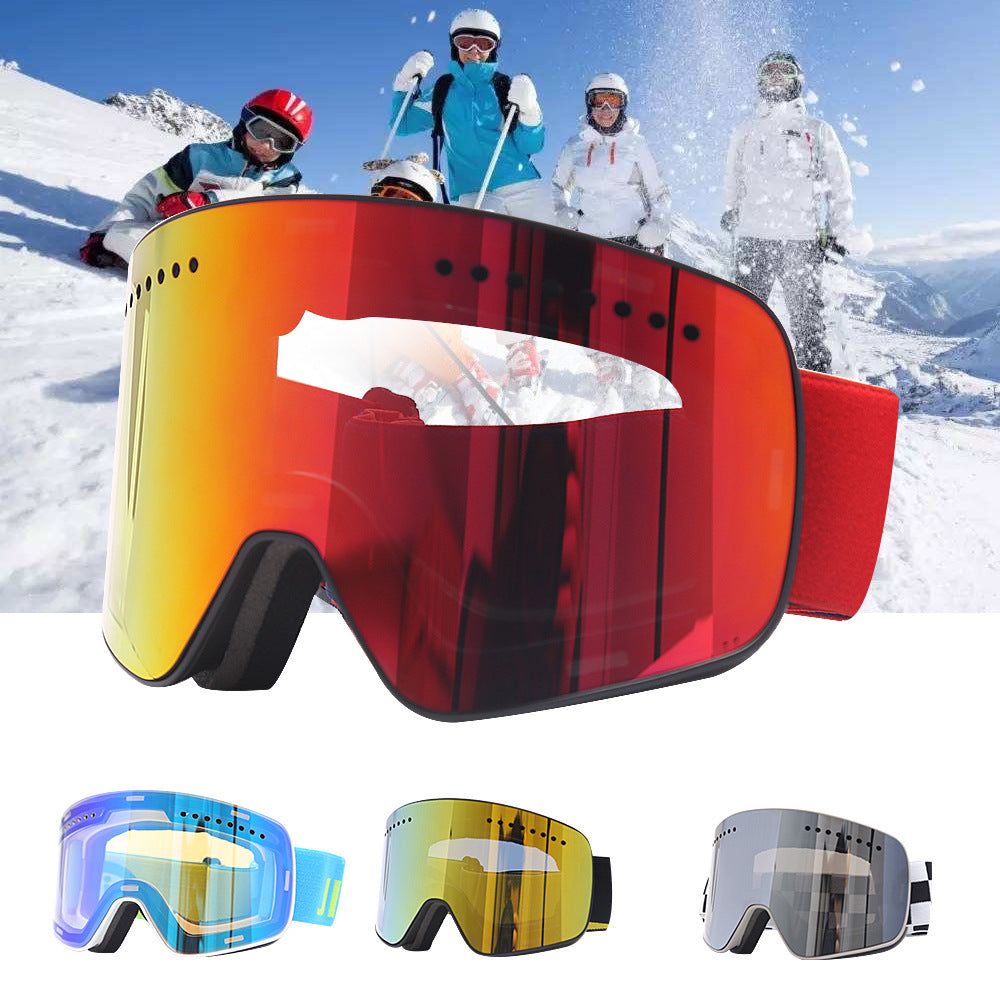 Lunettes de ski antibuée à double lentille