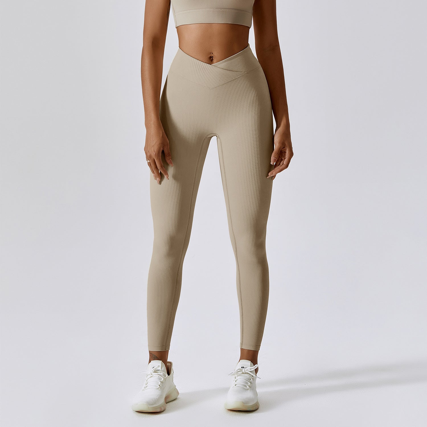 Pantalon de yoga moulant fileté – Vêtements d'extérieur