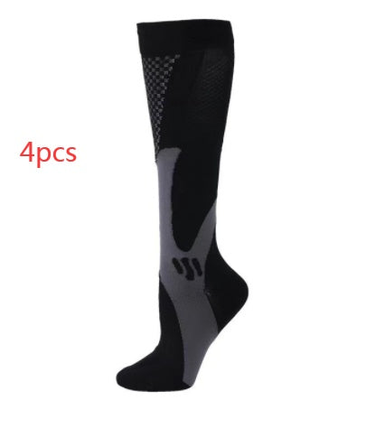 Chaussettes de compression élastiques pour le sport