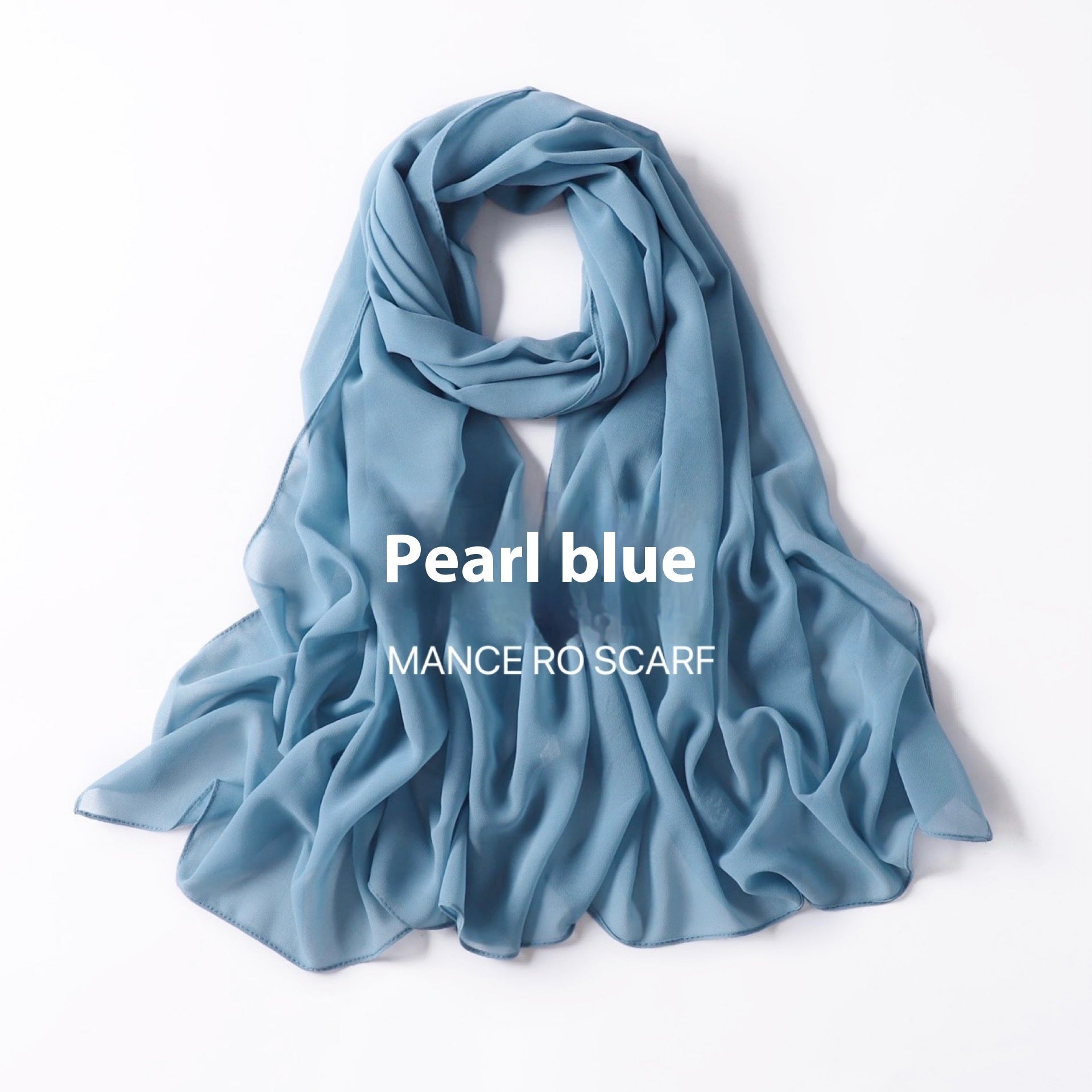 Pearl Chiffon Headscarf Veil Wrap